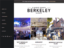 Tablet Screenshot of berkeleyevents.com
